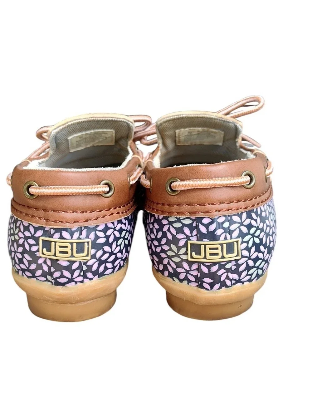 JBU Jambu Gwen Garden Ready Waterproof Floral Rubber Base/Shoes Size 8M